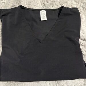 Black V-Neck compression T-Shirt